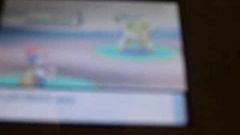 How to catch arceus  in pokemon diamond (without action replay)