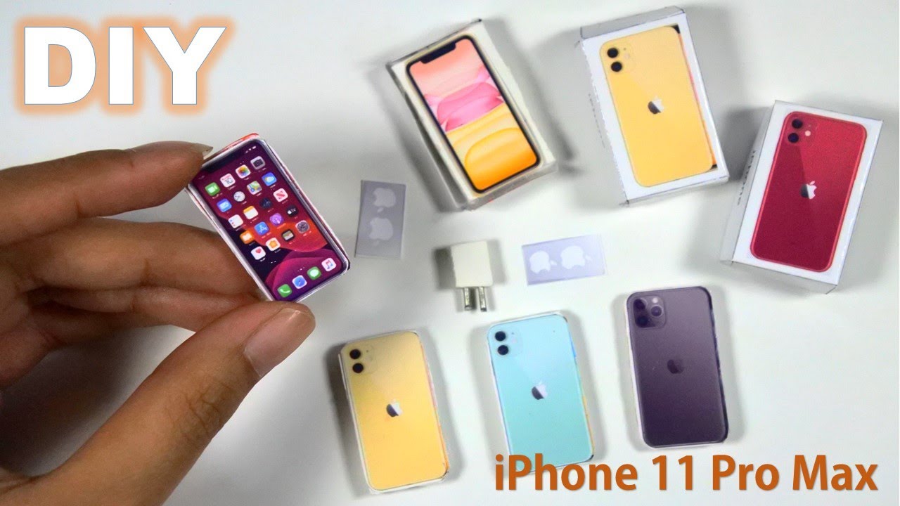 DIY IPhone 11 Pro Max How To Make IPhone 11 From Cardboard Iphone 11