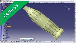 PET - Bottle - Part 2 - Catia v5 Training - Generative Shape Design