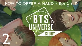 BTS: UNIVERSE STORY - iOS - Episode 2 & 3 (How to offer a hand) - Gameplay #2 - iPhone 11 Pro Max screenshot 1
