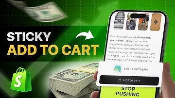 How to Add STICKY Add To Cart Button on Shopify [Easy Sales Boost]
