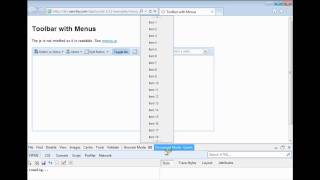 Ext 3 Menu Scrolling in IE