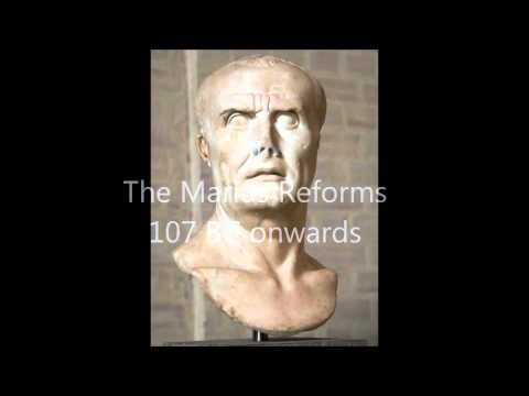 วีดีโอ: Marius ปฏิรูปกองทัพโรมันเมื่อใด
