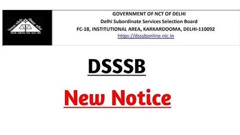 DSSSB FIRE OPERATOR POST CODE 18/19  DECLARATION OF MARKS OF SKILL TEST (DRIVING).