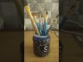 How to make a paint brush standsimran art and craft shorts