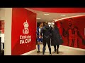 Tunnel Cam At Wembley As Manchester United Advance To The Emirates FA Cup Final | Tunnel Cam | EE