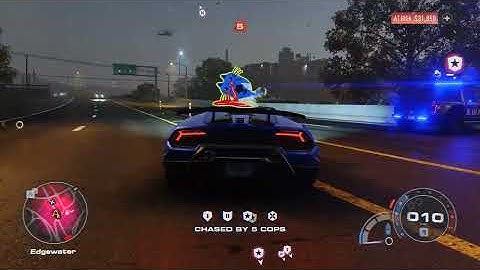 Need For Speed Unbound 2022 - Level 5 Cop Chase & Escape Max HEAT Gameplay (NFS 2022) 4K