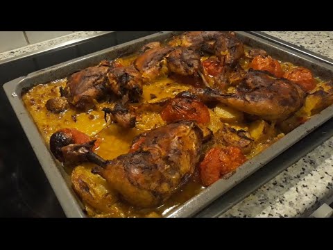 تصویری: نحوه پخت ران مرغ در فر