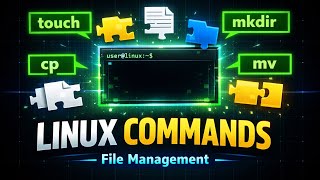 Linux Commands | Creating Files, Directories, Editing, Copying & Managing Data