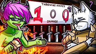 Can you beat Morrowind with only THROWING KNIVES?