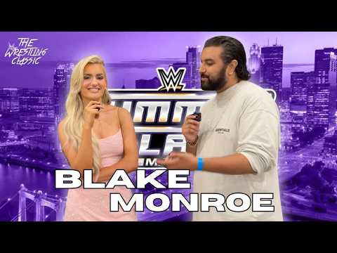Blake Monroe on Retiring Divas, Living in America & Giulia - Summerslam 2026 Media Junket