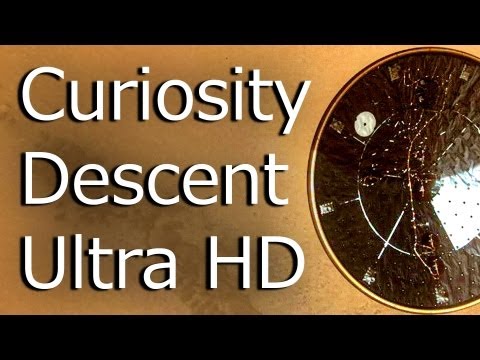 Mars Curiosity Descent - Ultra HD 30fps Smooth-Motion