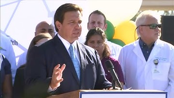 Florida Gov. Ron DeSantis says COVID testing is of 