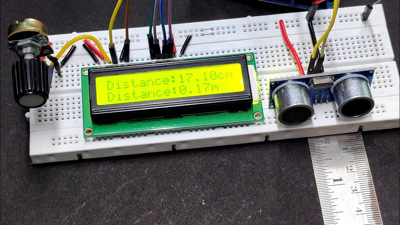 How To Make An Arduino Distance Meter Using Ultrasonic Sensor Youtube