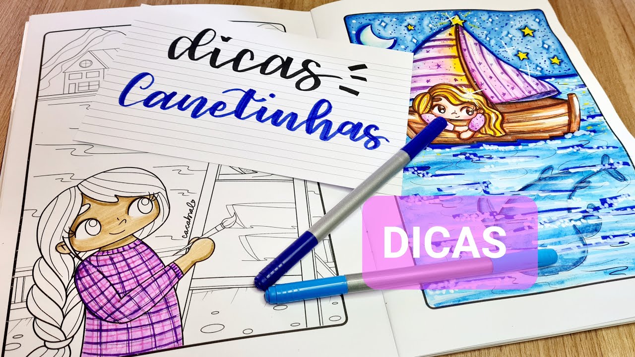 Dicas de como Pintar com Canetinhas - YouTube