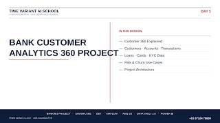Bank Customer Analytics 360 Project Deep Dive | Data Engineering Course Day 1 #dataengineering