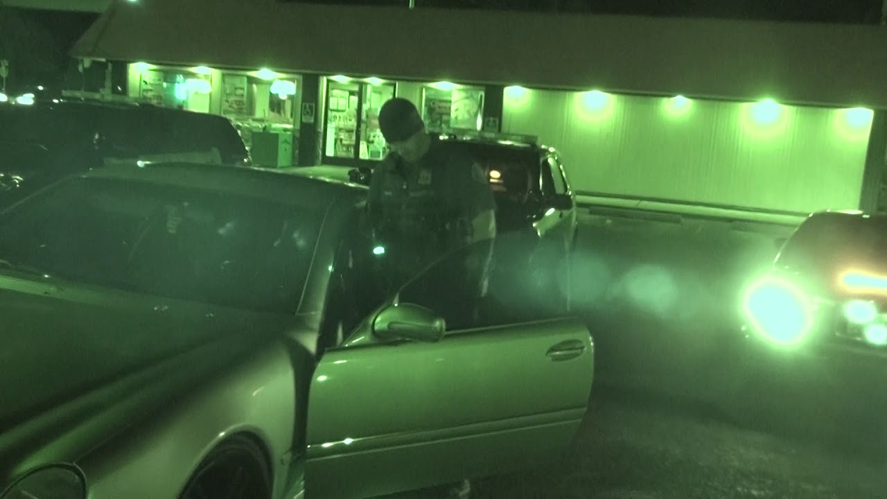 man arrested for sleeping behind the wheel - YouTube
