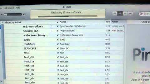 iphone ios 4.3 update fail error