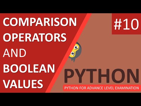 • Python Tutor 10 | Comparison operators and Boolean values