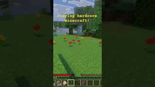 Will I survive hardcore mode? #hardcore #minecraft #minecrafthardcormode #gaming #shorts