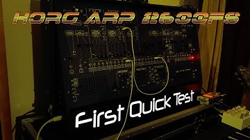 KORG ARP 2600FS // First Quick Test