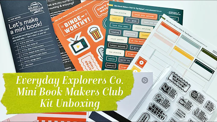 Everyday Explorers Co. - May Mini Book Makers Club...