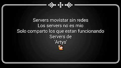 SERVERS MOVISTAR SIN REDES HTTP INJECTOR[✅✔] 🙊🙊🙊