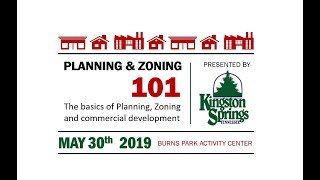 Planning and Zoning 101 Meeting Video