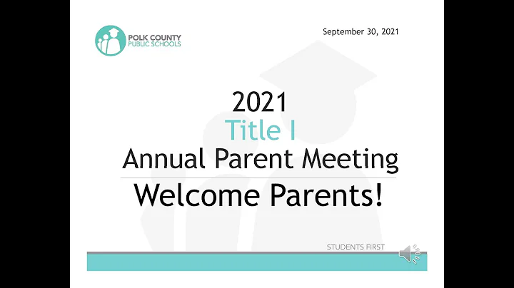 Boswell 2021 Title 1 Annual Parent Meeting