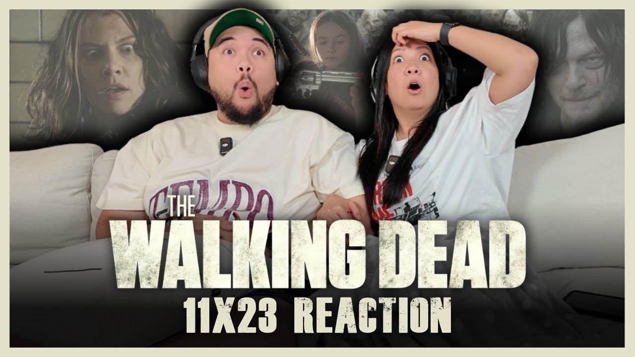 Пара впервые смотрит «Ходячих мертвецов»! | 11x23 | Семейный