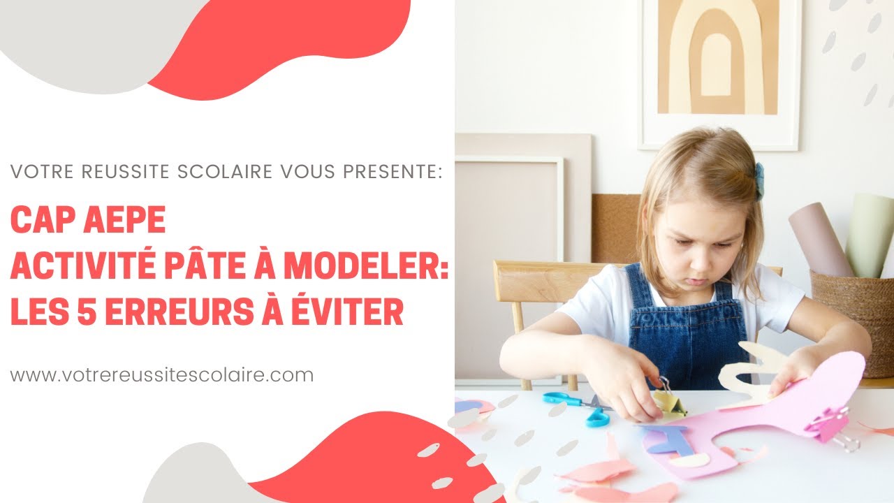 Table d'activités pâte à modeler