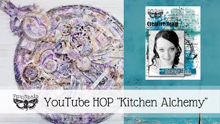 Finnabair youtube hop | Kitchen alchemy | Altered strainer and bottle opener |Aleksandra Mihelic