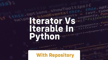 iterator vs iterable in python