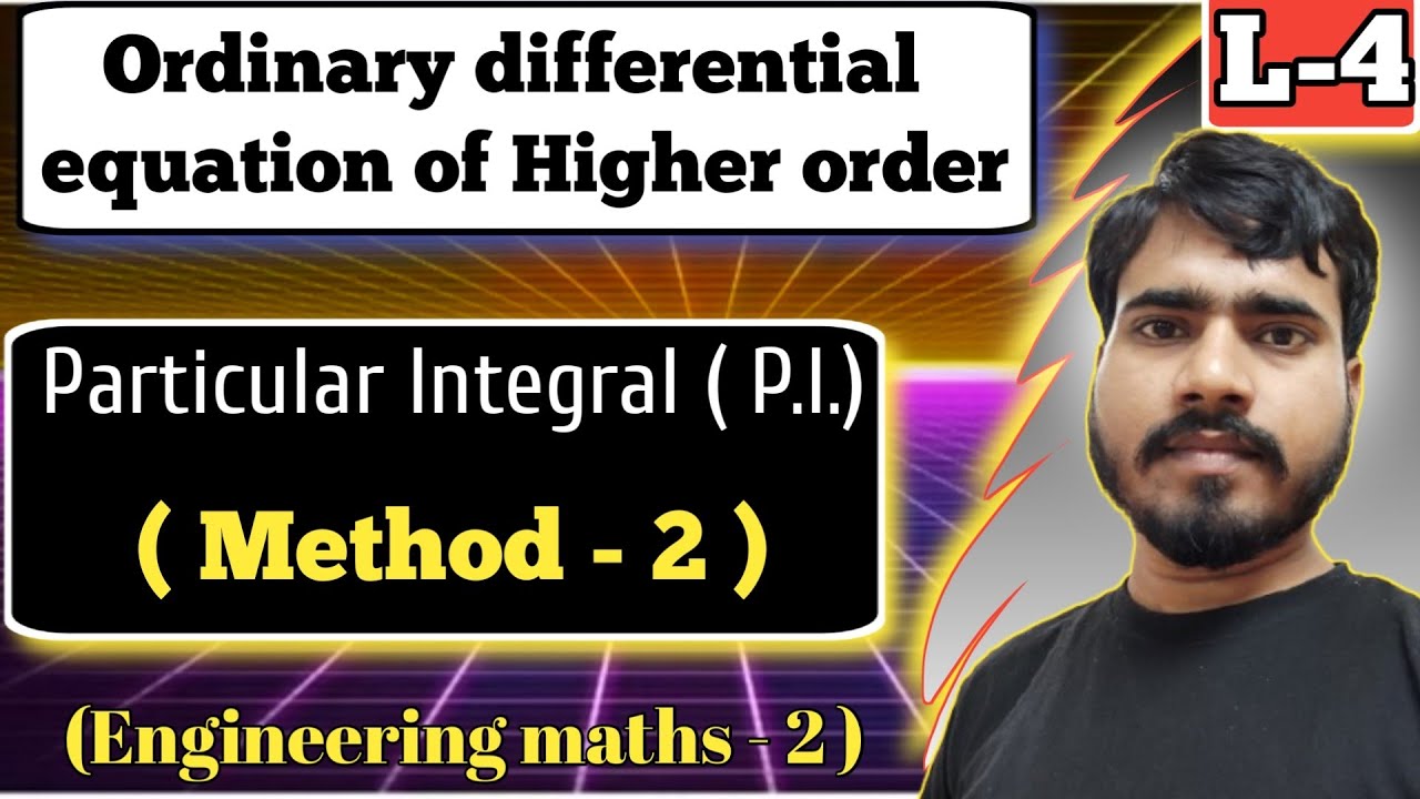 Particular Integral (P.I.) | Linear differential equation with constant ...
