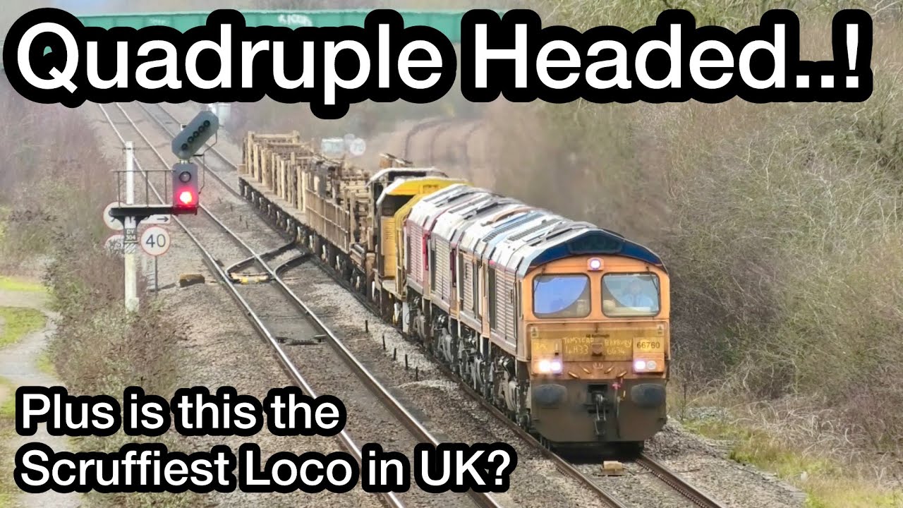 A LOCO Desperately Needing a PAINT Job - Plus QUADRUPLE Headed Working!