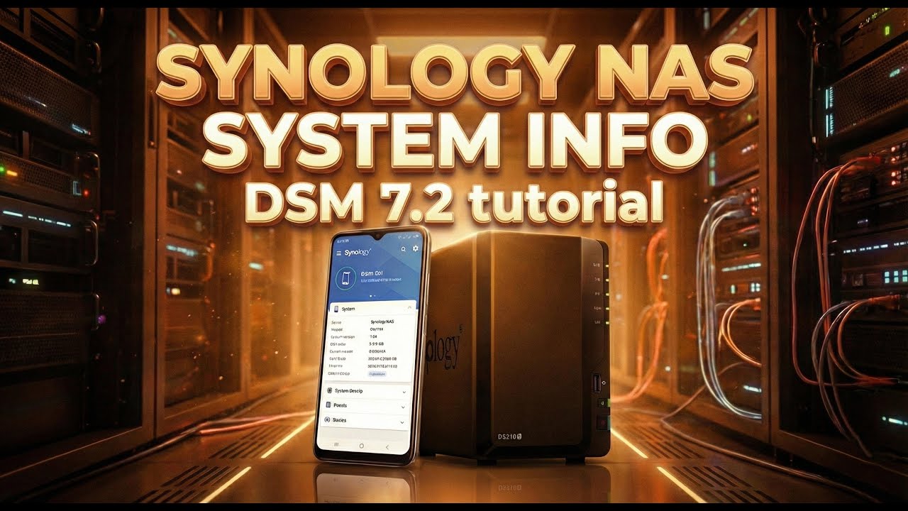 How to Check System Info on Synology NAS | DSM 7.2 Full Guide ...
