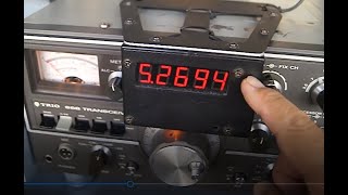 2000円で古い無線機をデジタル表示しようトリオTS520やTS511　そしてFT101の簡易デジタル化