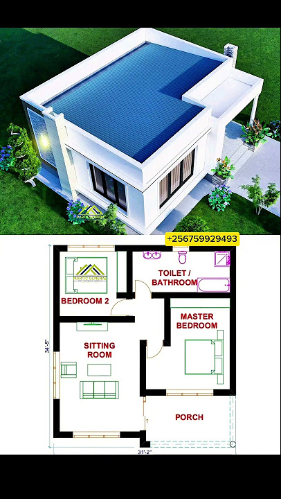 simple two bedroom house #omuzimbi #kireama #ekizimbekyolunaku #marticconstructionuganda