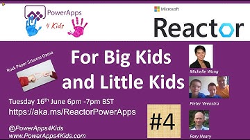 PowerApps4Kids Session #4
