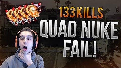 QUAD NUCLEAR FAIL - 133 KILLS DOUBLE NUCLEAR (BLACK OPS 3 SPAWN TRAPPING)