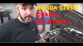 Honda Civic 1.7  Crank No Start