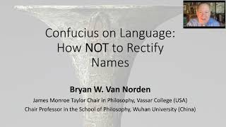 Confucius on Language