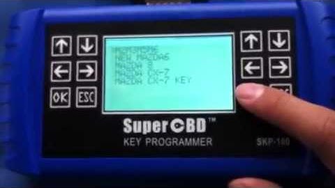 Screen Demo for SuperOBD SKP-100 Key Programmer
