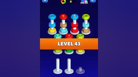 Nut Sort Stage 43 😱 Almost RAGE QUIT #shorts #gaming #puzzle #nutsort #level43 #ragequit