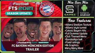 FTS 21 MOD | PES 21 FC BAYERN CLUB EDITION | NEXT GEN BUTTONS | 300 mb