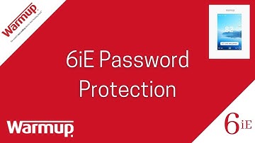 6iE Smart Thermostat Password Protection