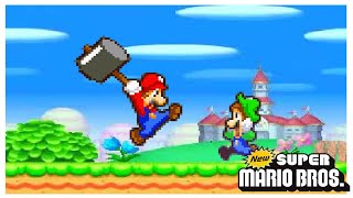 New Super Mario Bros. - Mario Vs Luigi Gameplay