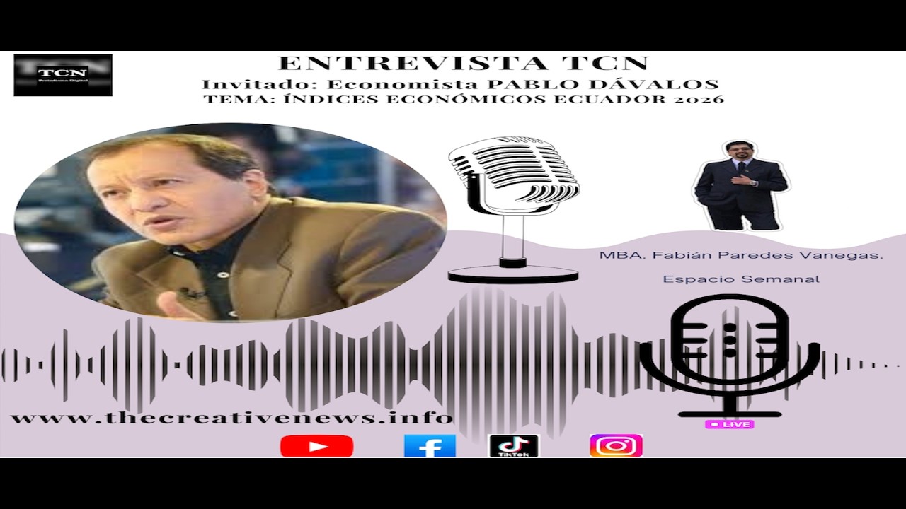Entrevista TCN: Panorama económico financiero del Ecuador 2026