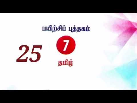 ஏழாம் வகுப்பு தமிழ் பயிற்சி தாள் 25 @Kanishai