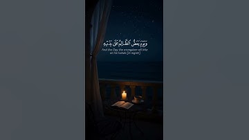 سورة الفرقان الآيات{ ٢٥ - ٢٩ } #المصحف #quran #اكسبلور #حالات_واتس #دويتو #islamicfestival #الرحمن